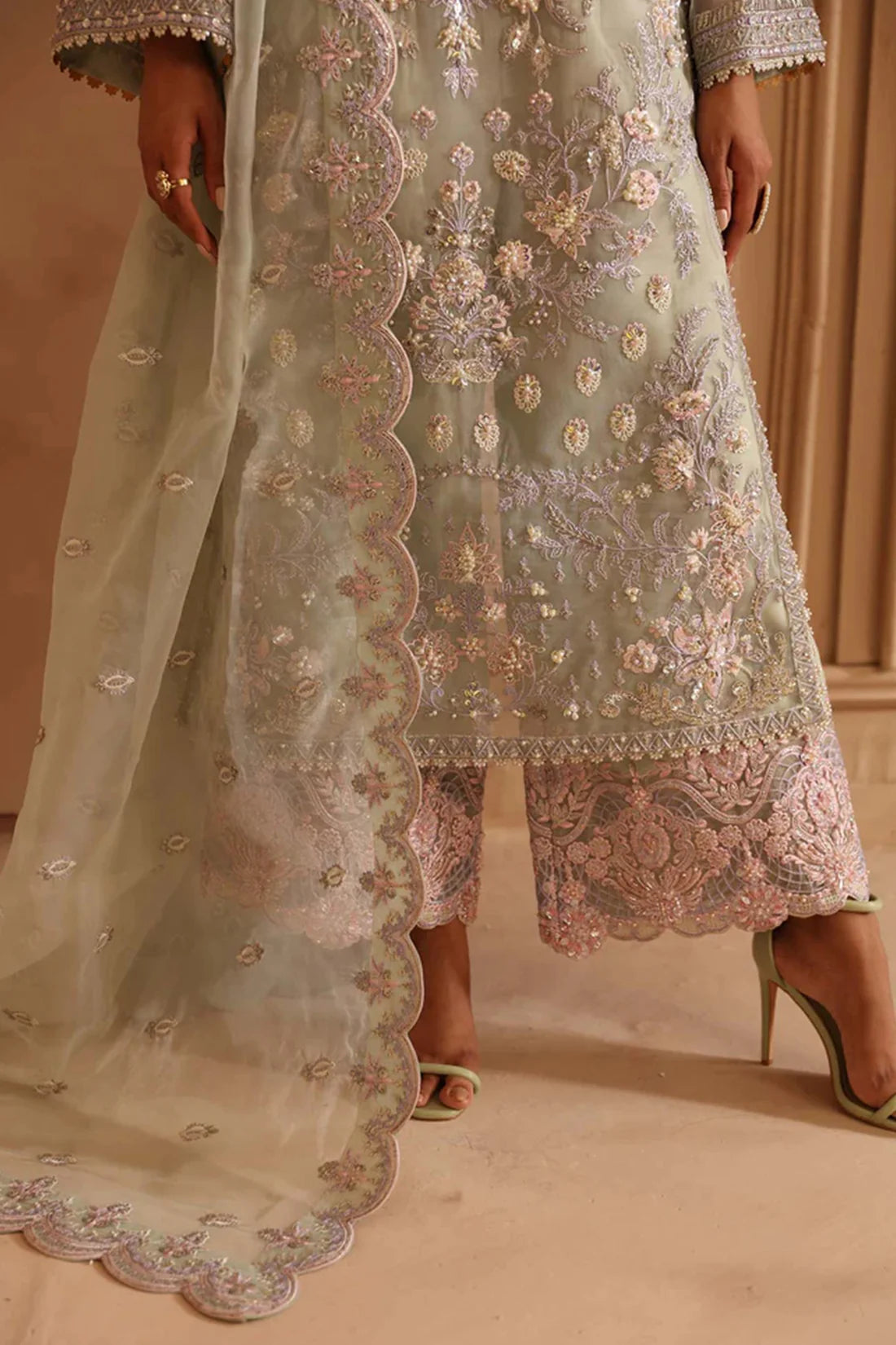 HEER'S Organza Fancy Wear 3-Pc Suit