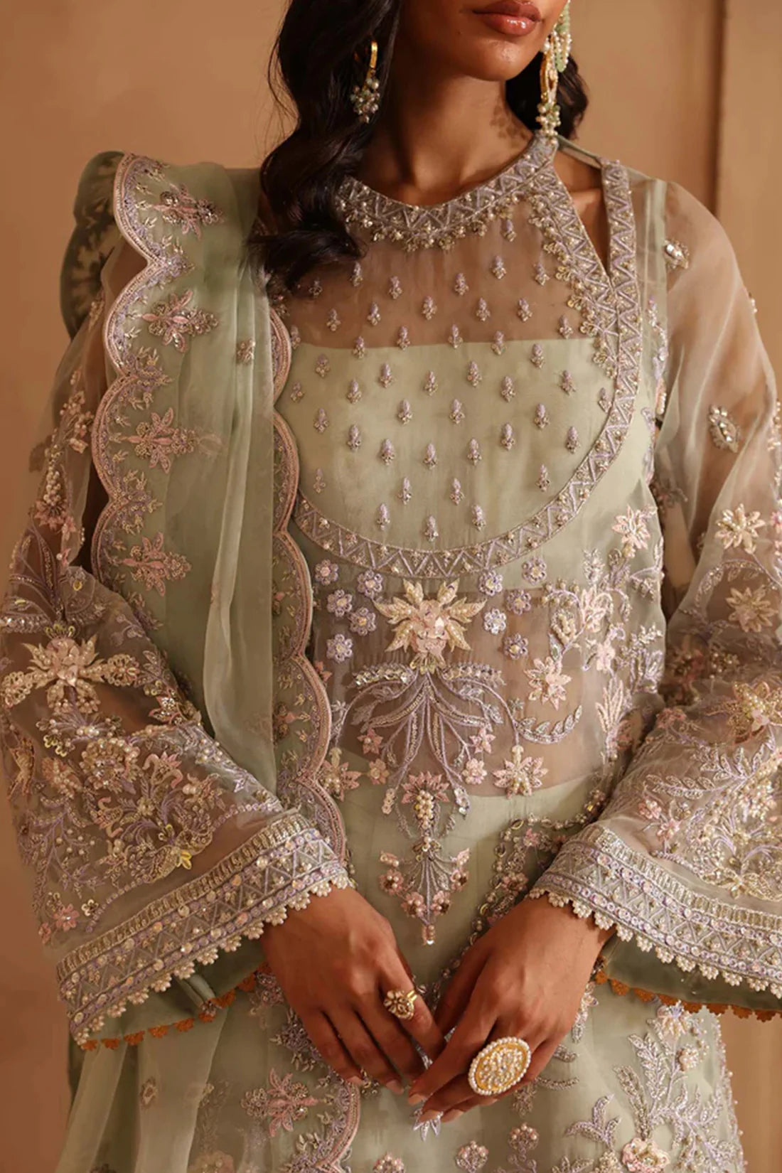 HEER'S Organza Fancy Wear 3-Pc Suit