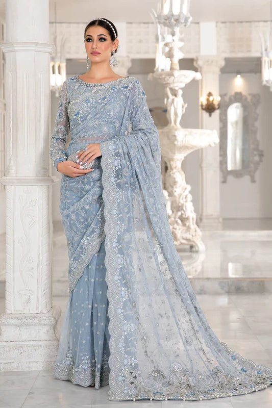 MARIA.B Heavy Embroidered Net Saree