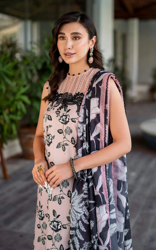 ASIFA NABEEL Dhanak Embroidered 3-Pc Suit