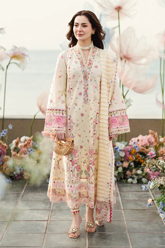 SAPHIRE-LAMINA Heavy Embroidered 3-Pcs Suit