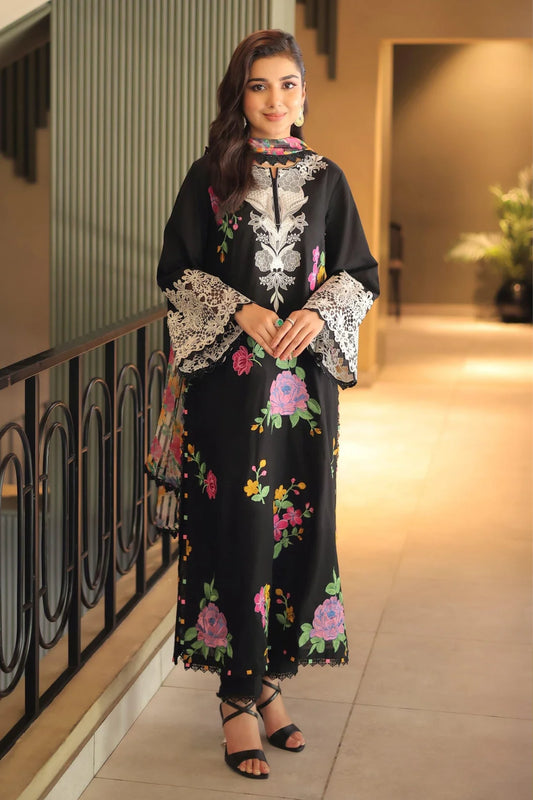 ANEELA Luxury Embroidered 3-Pc Suit