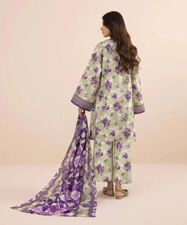 SAPPHIRE Premium Printed Khadar Vol 3-Pc Suit
