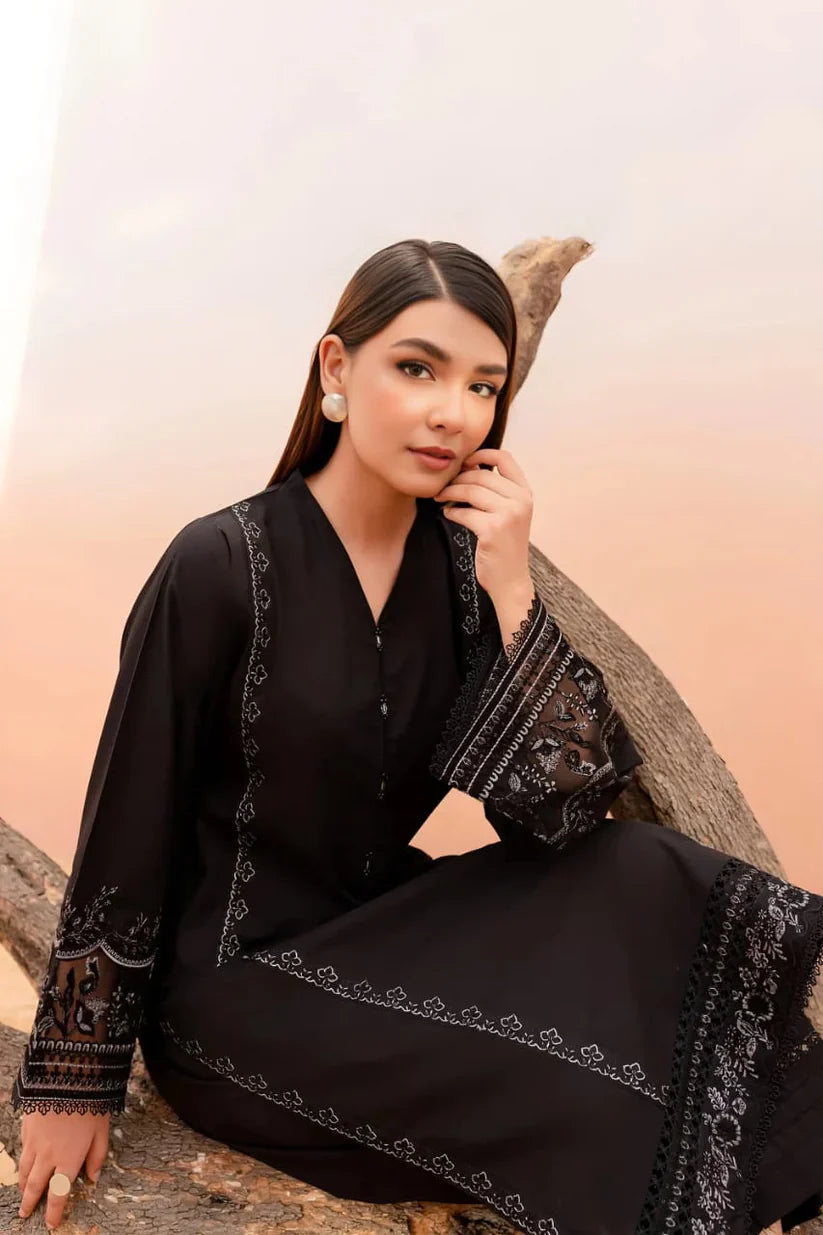 Noir Baloom Embroidery Ready To Wear 2-Pc