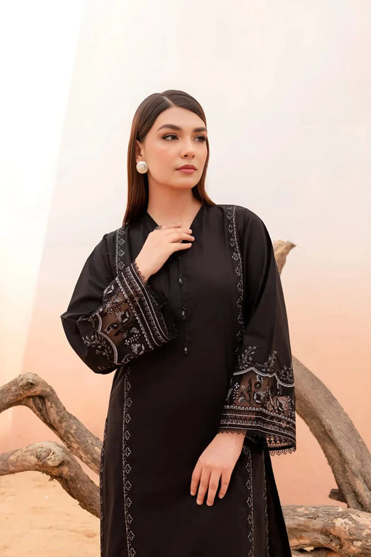Noir Baloom Embroidery Ready To Wear 2-Pc