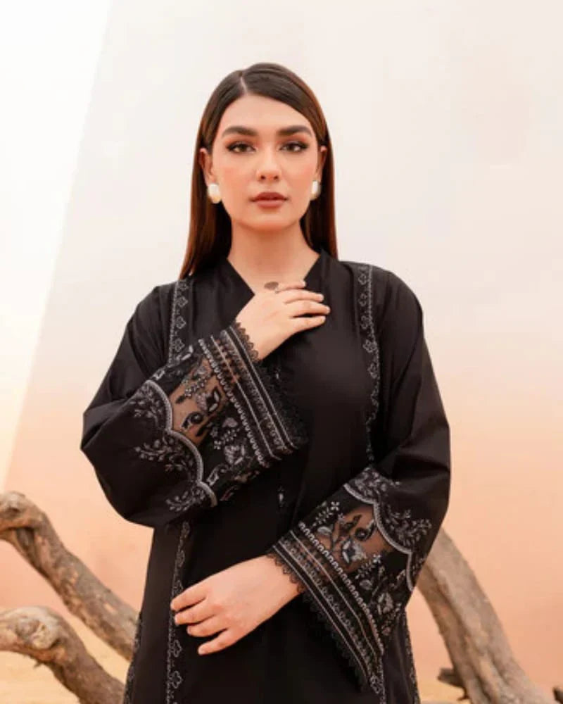 Noir Baloom Embroidery Ready To Wear 2-Pc