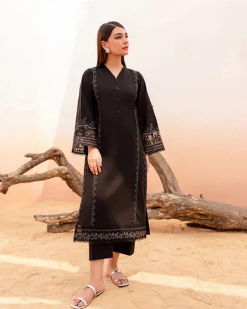 Noir Baloom Embroidery Ready To Wear 2-Pc