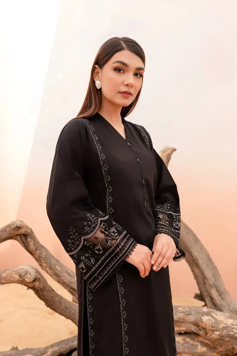 Noir Baloom Embroidery Ready To Wear 2-Pc