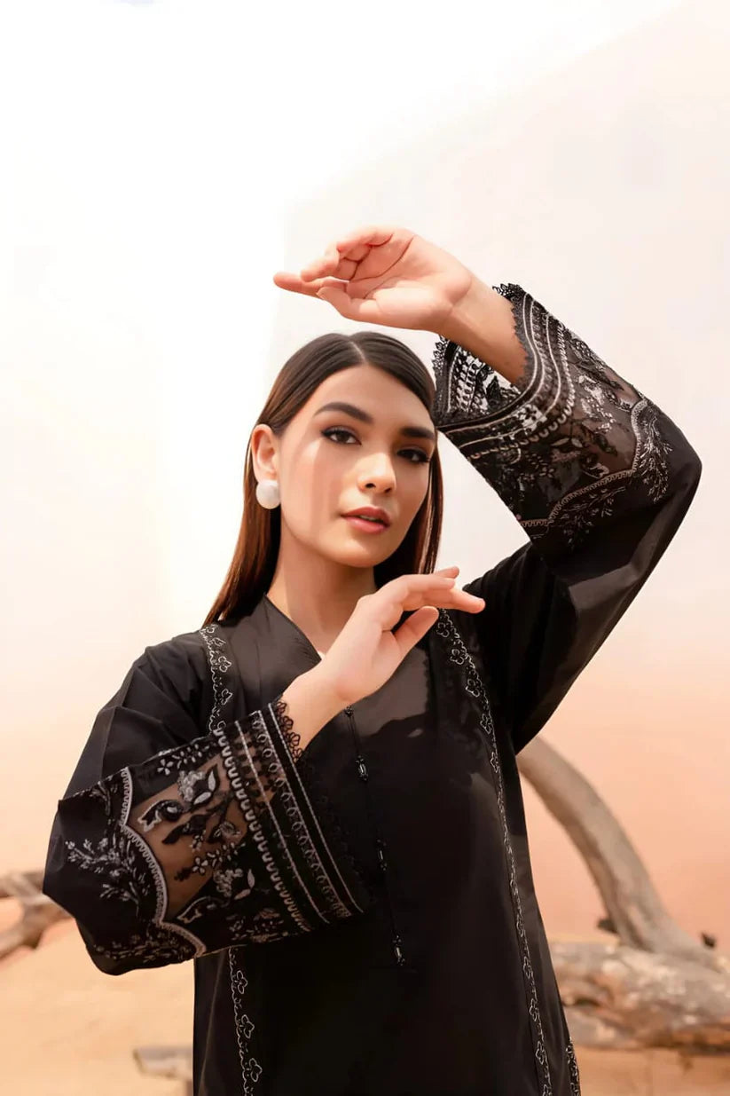 Noir Baloom Embroidery Ready To Wear 2-Pc