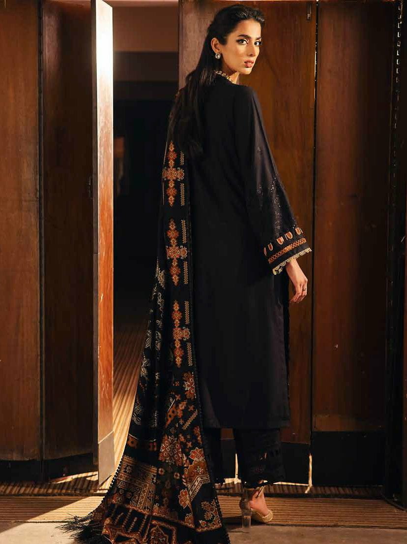 Luxury Embroidered 3-Pcs Suit