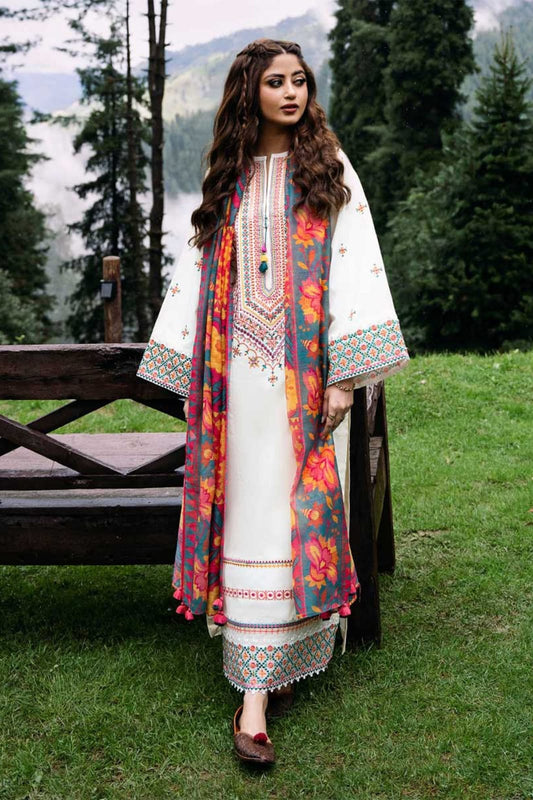 Luxury Embroidered 3-Pcs Suit