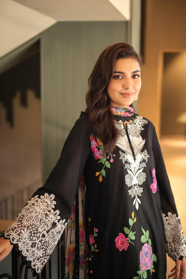 ANEELA Luxury Embroidered 3-Pc Suit