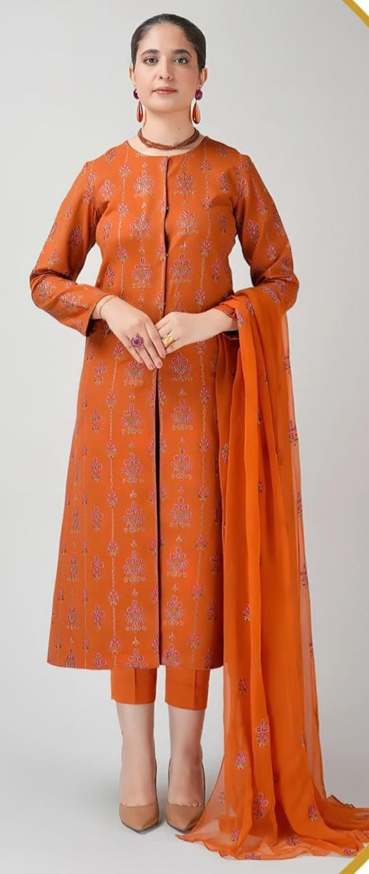 BAREEZE Luxury Winter Dhanak 3-Pc Suit