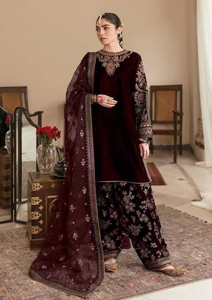 BAROQUE Jazmin Velvet Wedding 3-Pcs