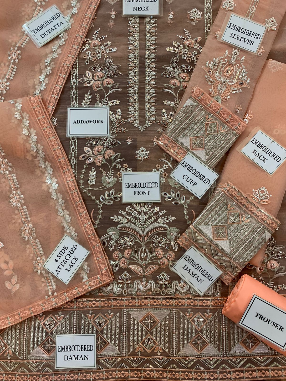 GULAAL Fancy Wear 3-Pcs Suit