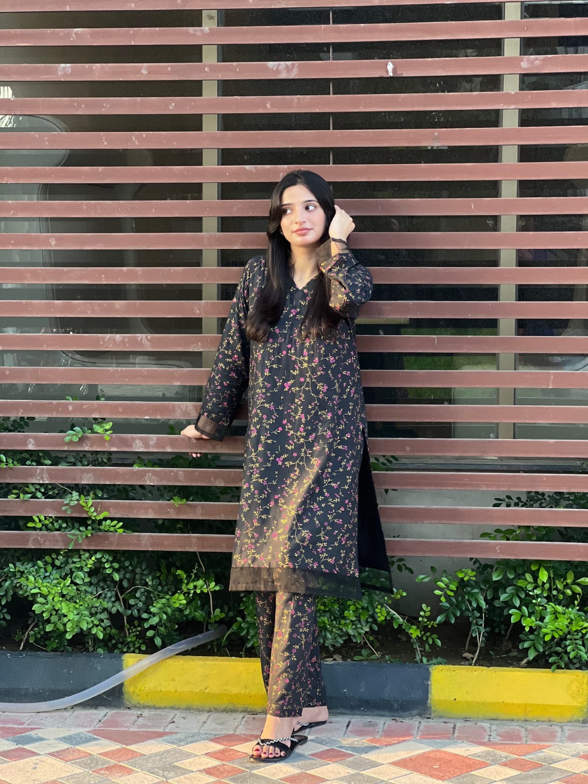 New Midnight Arabic Lawn 2-Pc