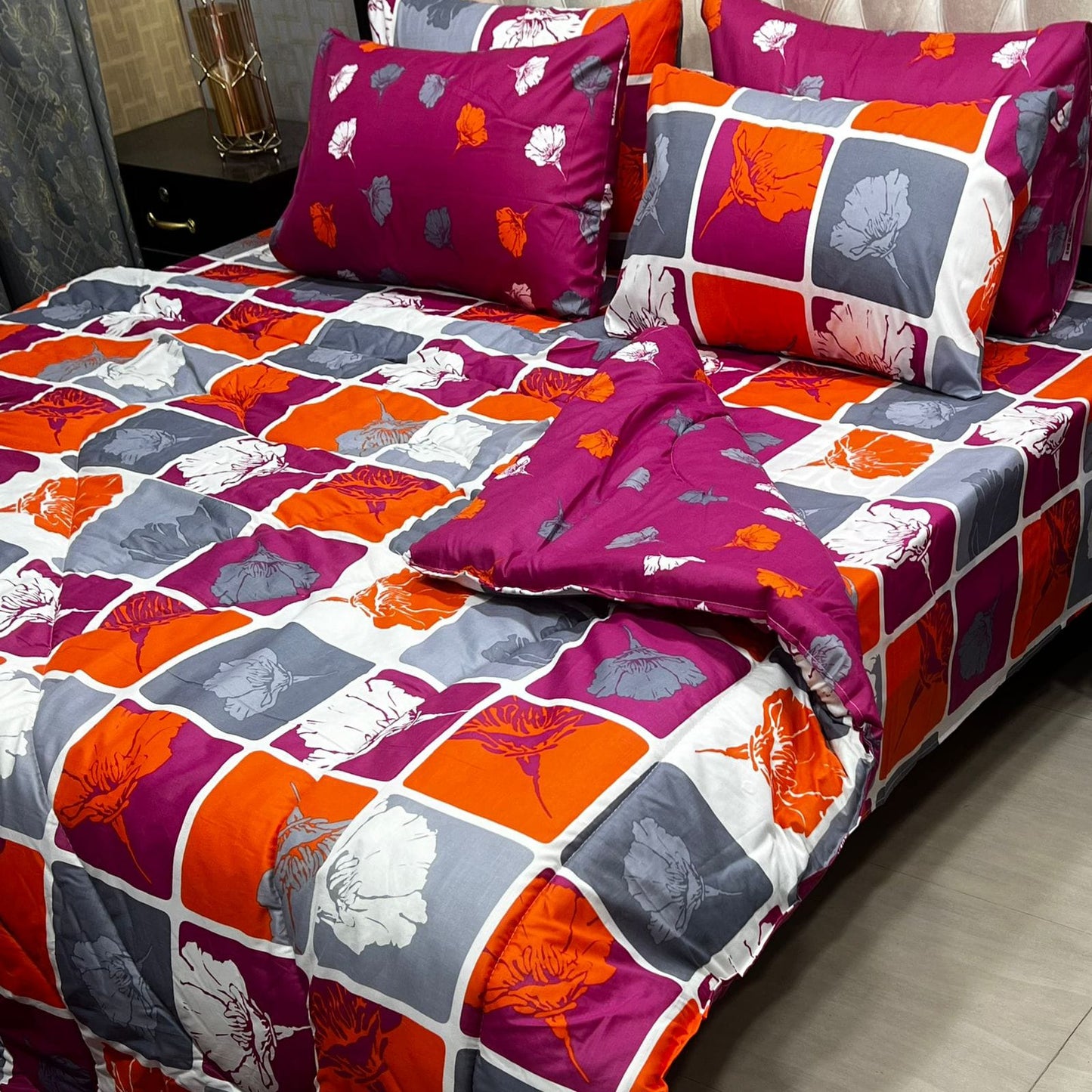 Printed 6 Pcs Vickie Razai Set