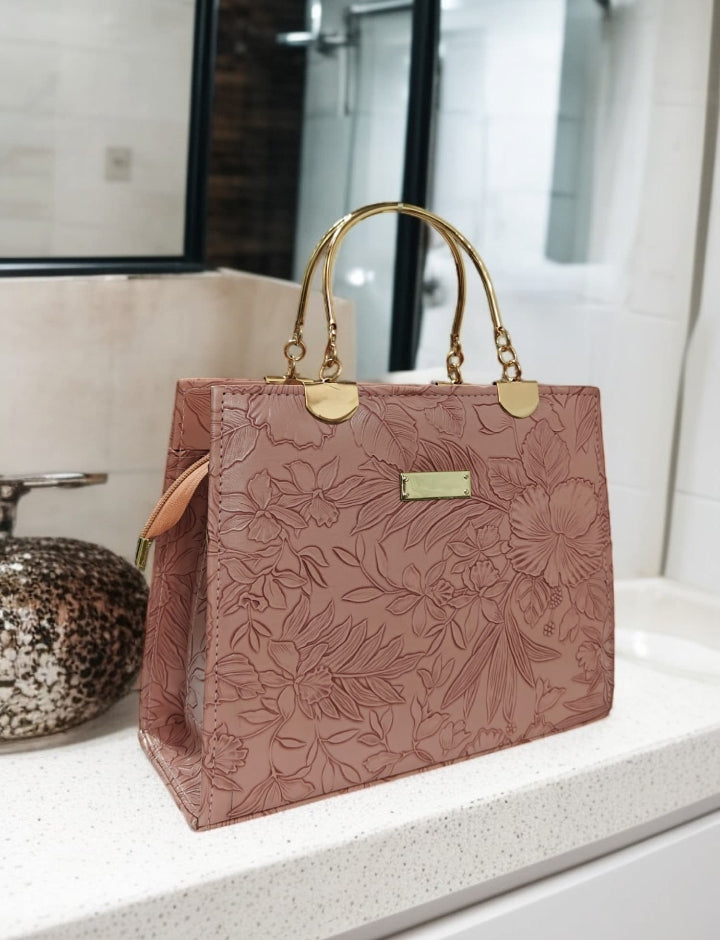 Luxury Flowers Box Hand Bag