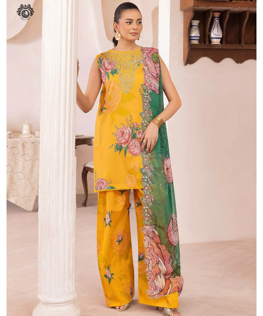 ZIVA BY GULLJEE Silk 3-Pc Suit