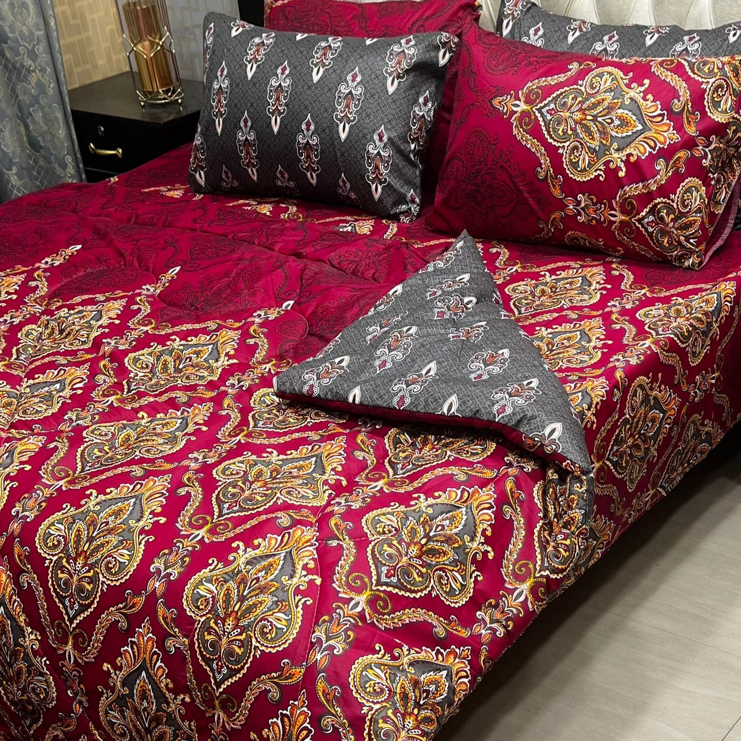 Printed 6 Pcs Vickie Razai Set