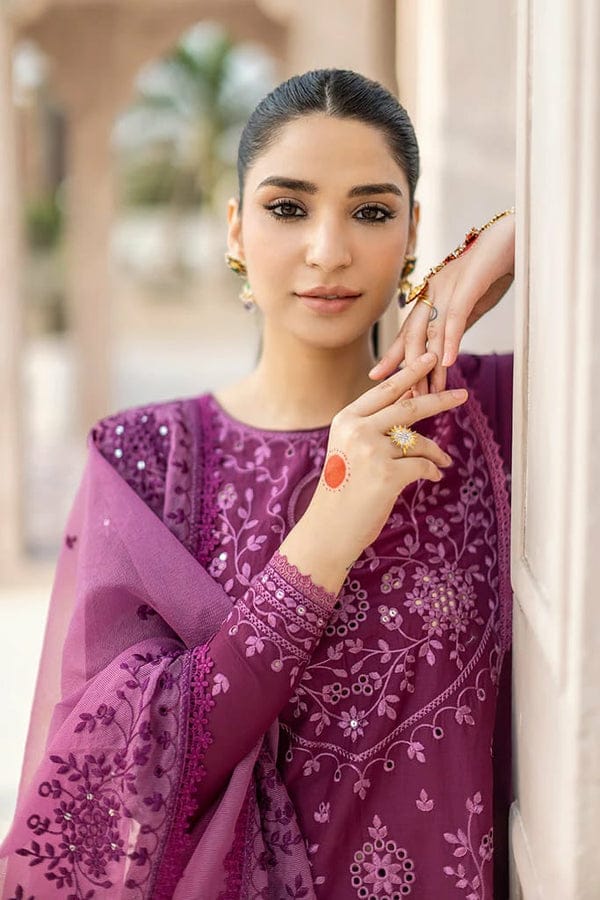 Cross Stitch Luxury Embroidered 3-Piece suit
