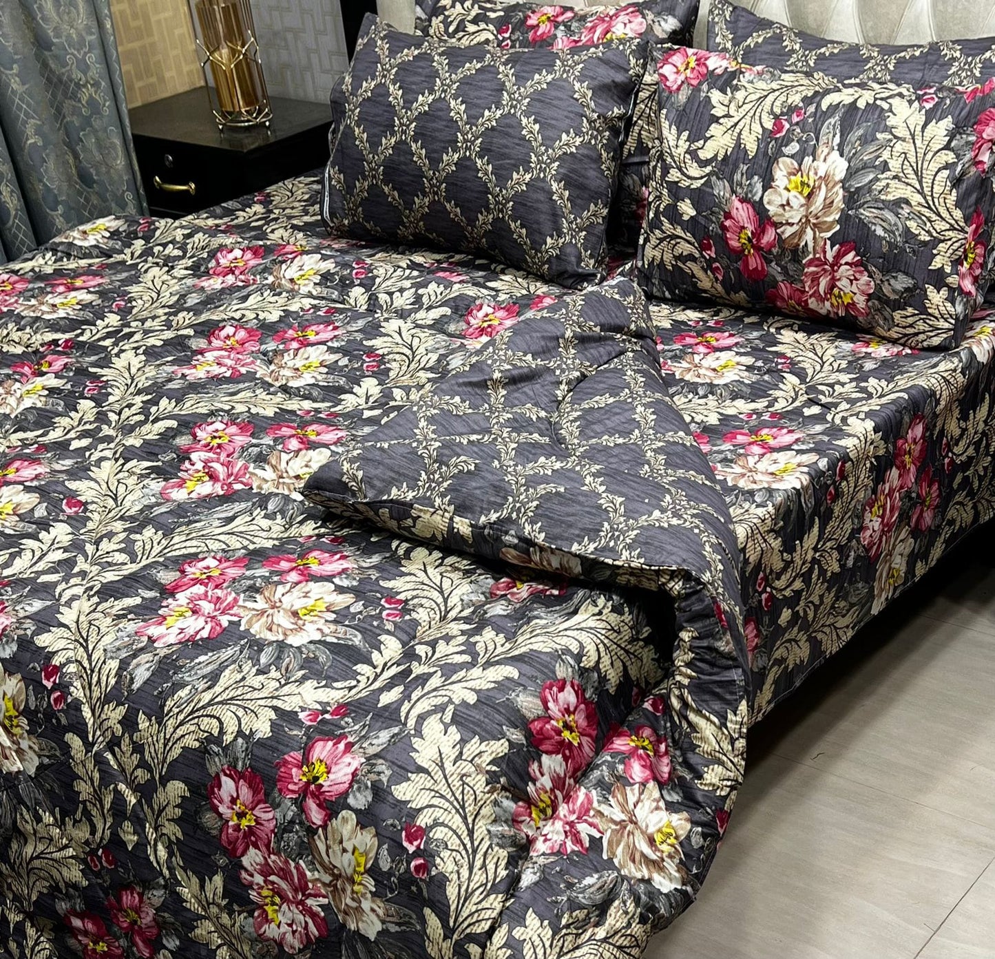 Printed 6 Pcs Vickie Razai Set