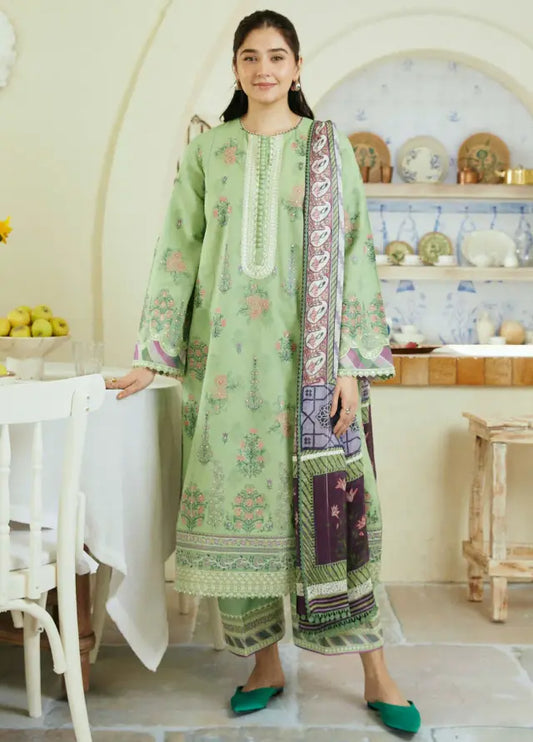 COCO By ZARA SHAHJAHAN Embroidered Dhanak 3-Pcs