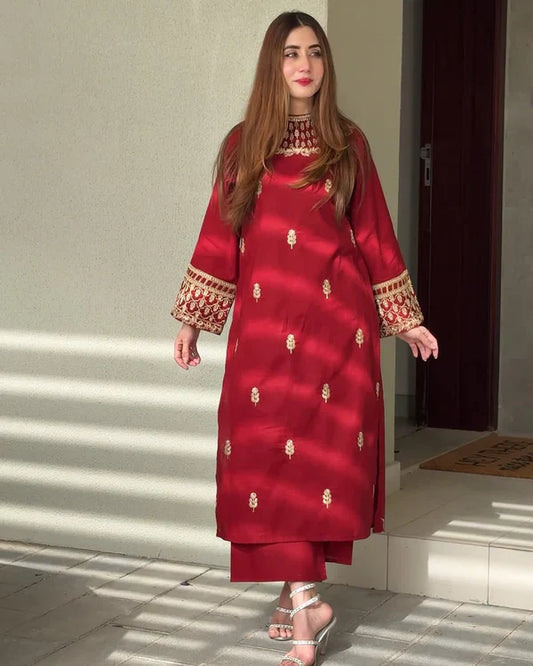 CRIMSON Printed Lawn 2-Pc Suit