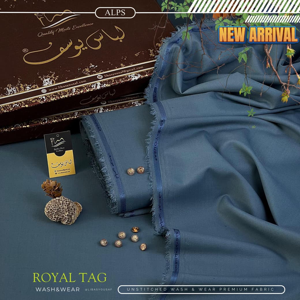ROYAL - TAG Men Unstitch Wash N Wear