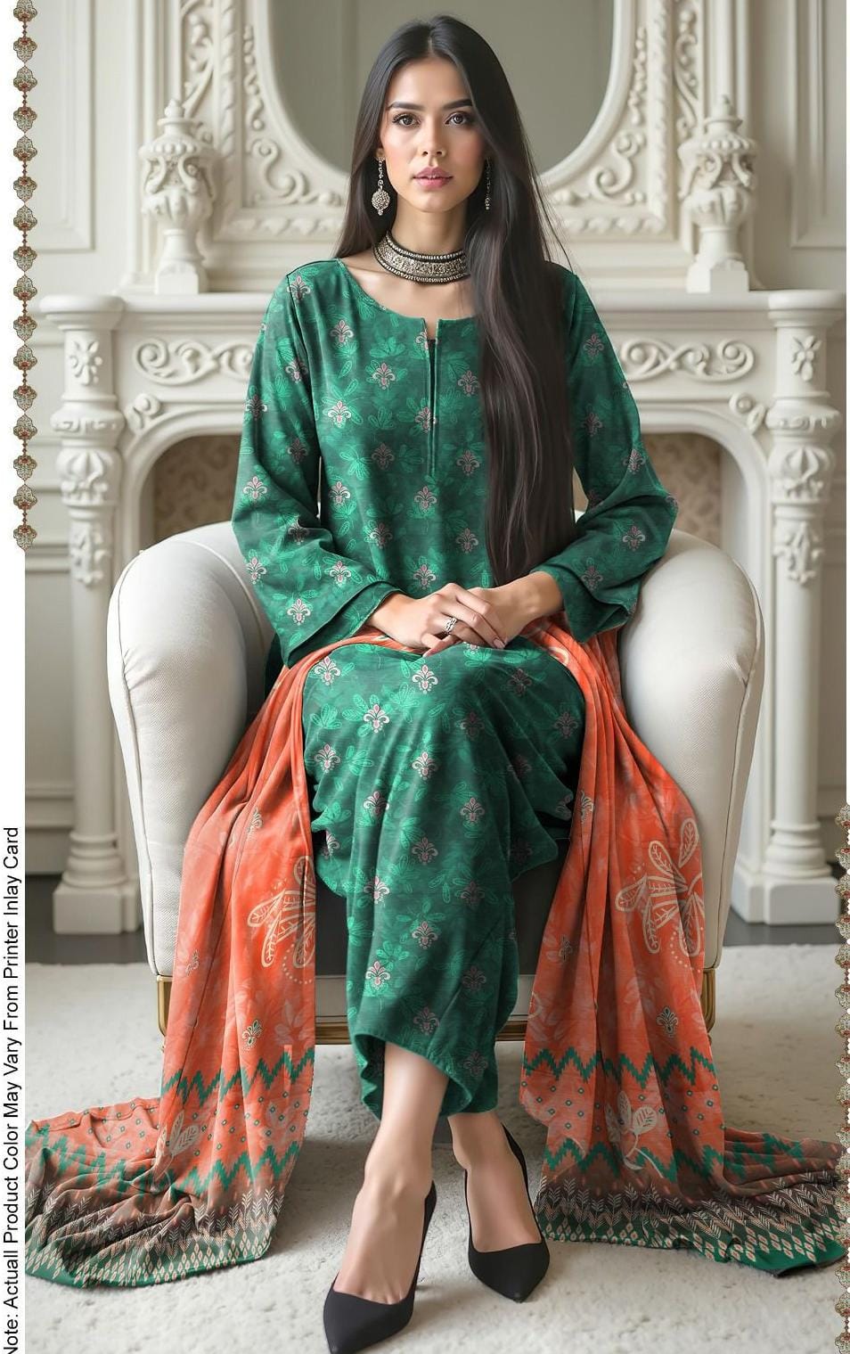 SAPPHIRE Premium Printed Khadar Vol 3-Pc Suit