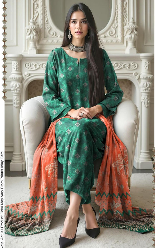 SAPPHIRE Premium Printed Khadar Vol 3-Pc Suit