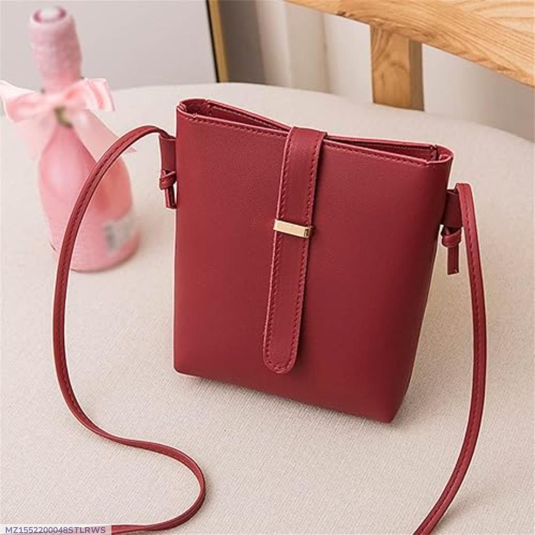 Mini Brown Crossbody Bag for Girls - 1 Pc
