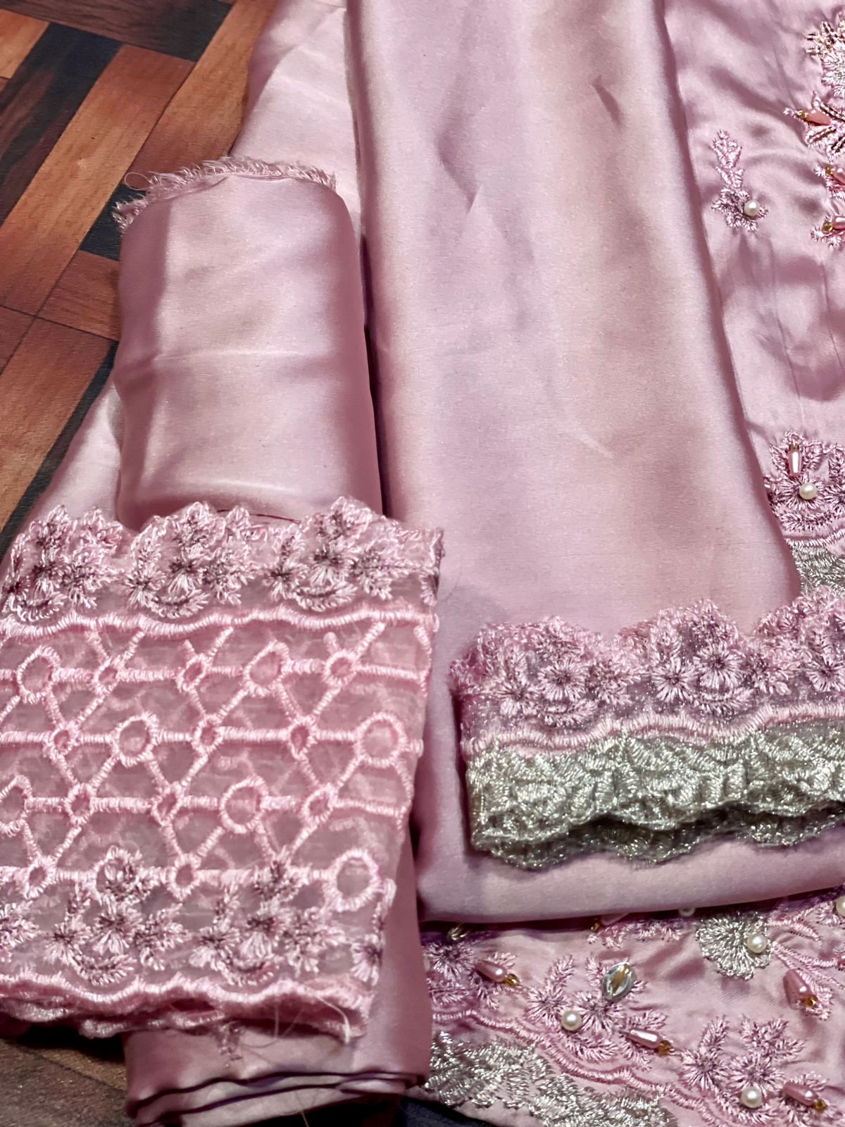 MUSHQ SHAMOZ SILK Fancy 3-Pcs
