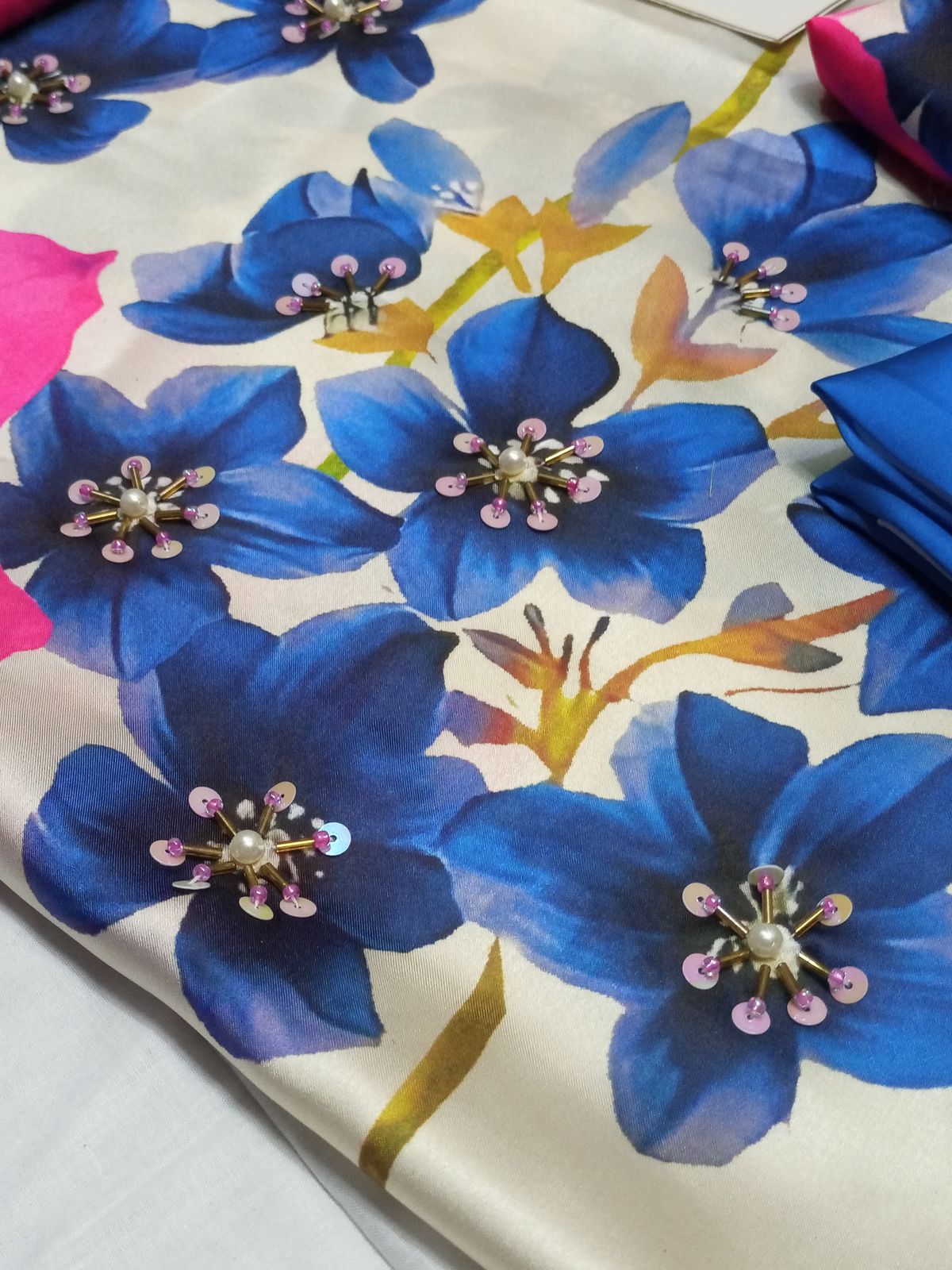 LULUSAR Silk Embroidered 3-Pc Suit