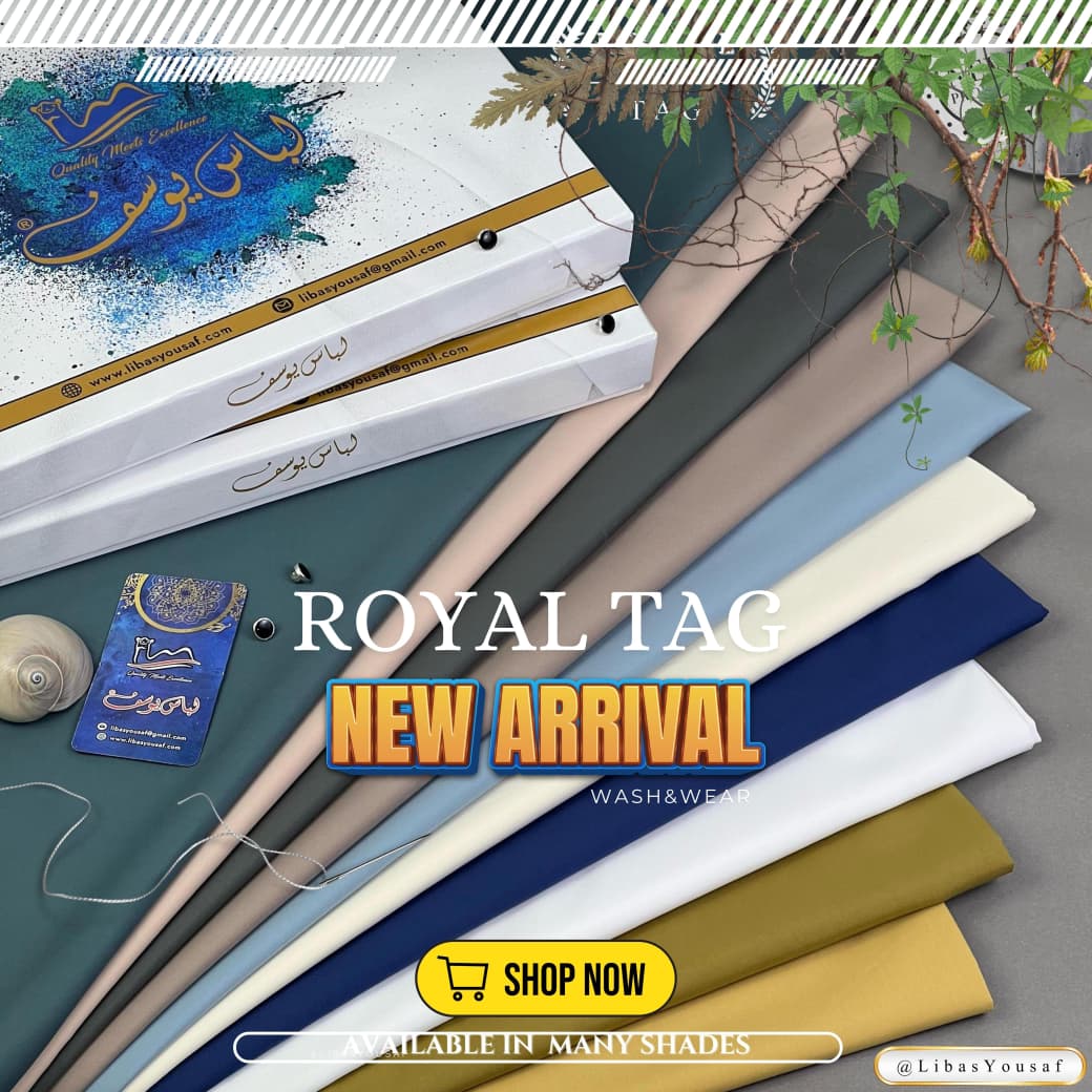 ROYAL - TAG Men Unstitch Wash N Wear