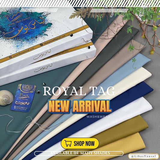 ROYAL - TAG Men Unstitch Wash N Wear