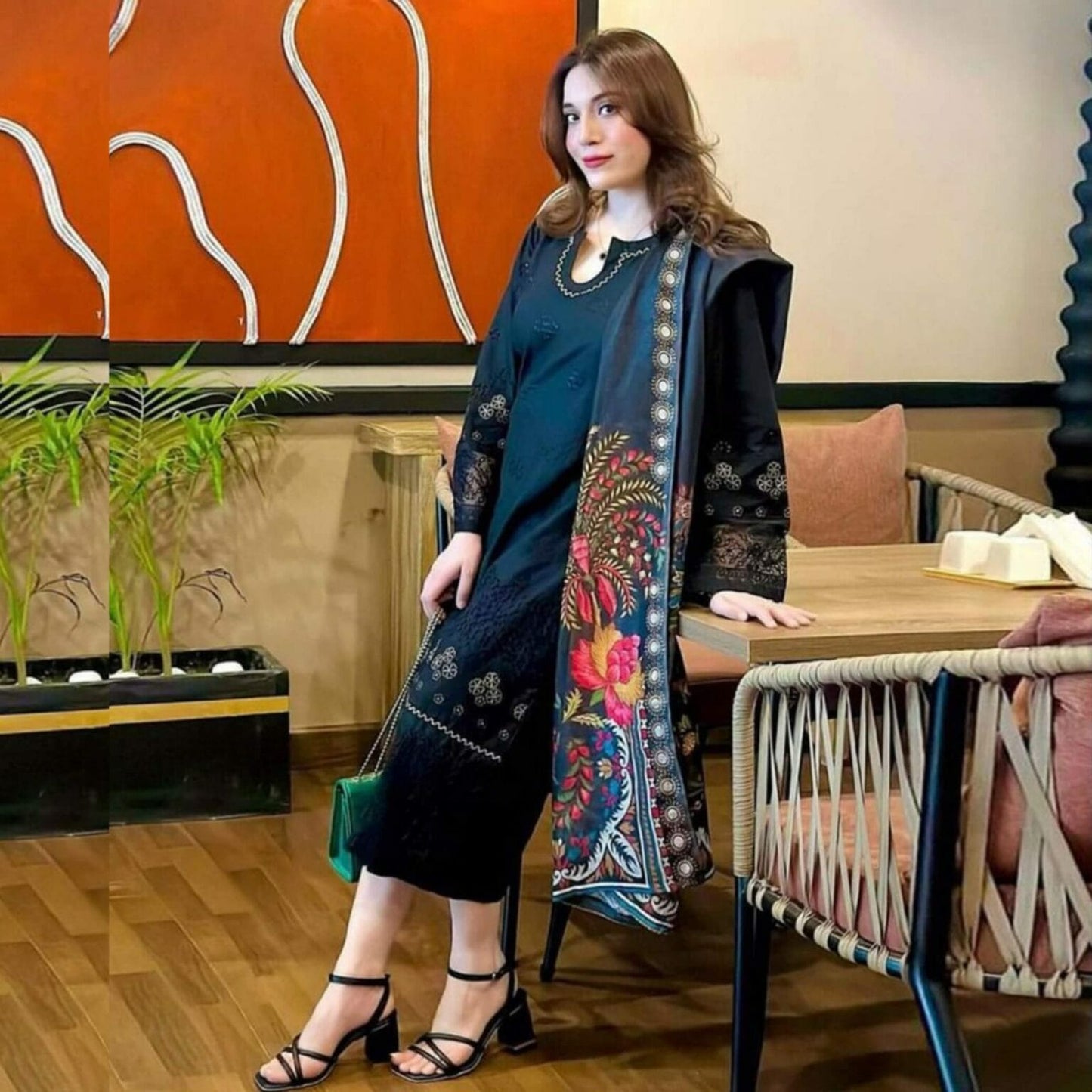 JAZMINE Luxury Embroidered 3-Piece Suit