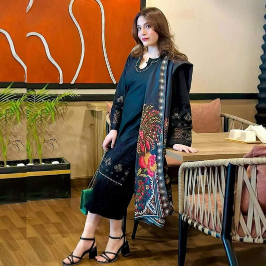 JAZMINE Luxury Embroidered 3-Piece Suit