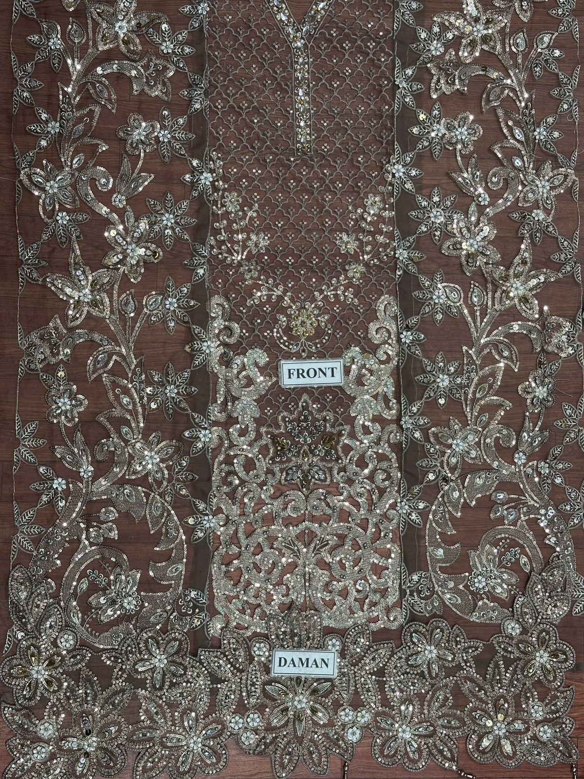 MARIA.B Embroidered Organza Fancy 3-Pcs