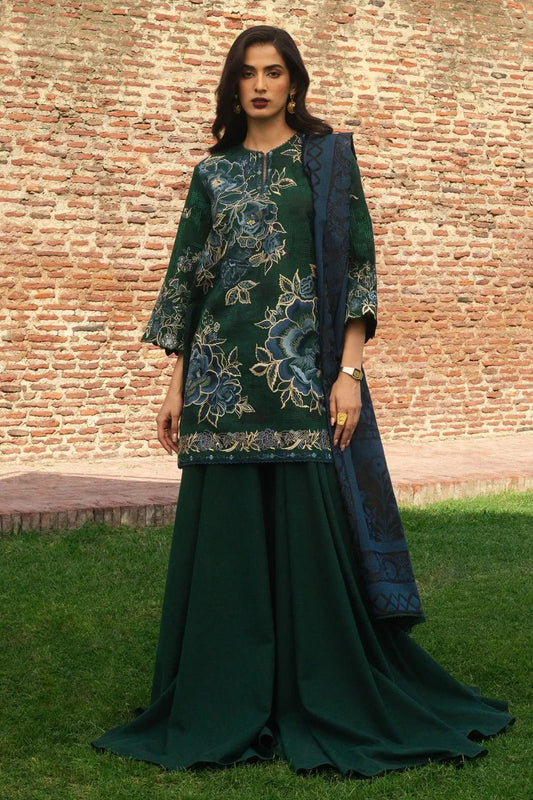 ZARA SHAH JAHAN Luxury Embroidered 3-Piece Suit
