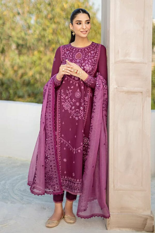 Cross Stitch Luxury Embroidered 3-Piece suit