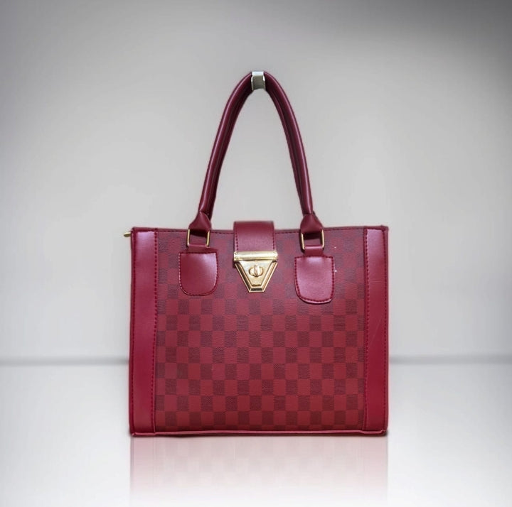 Chess Lock Hand Bag
