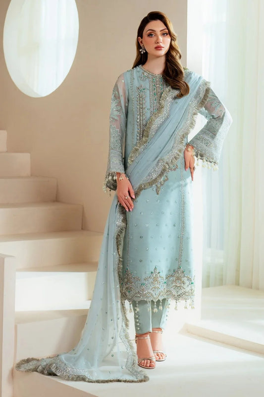 ALIZEH Luxury Organza Fancy Wear 3-Pc Suit