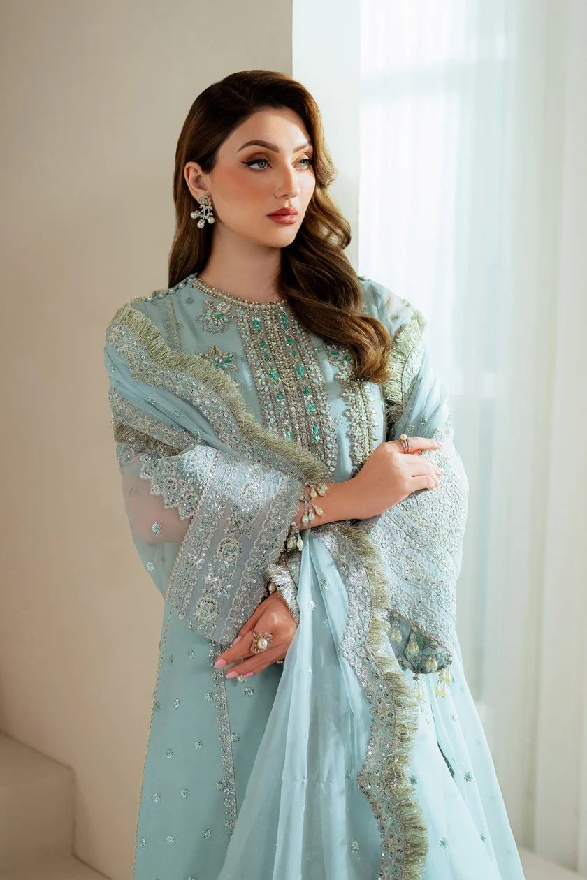 ALIZEH Luxury Organza Fancy Wear 3-Pc Suit