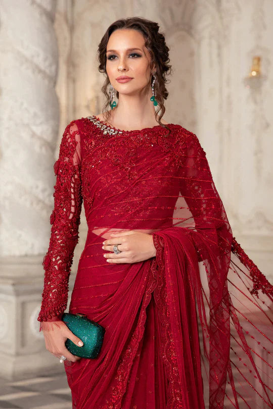 MARIA.B Fully Heavy Embroidered Net Saree