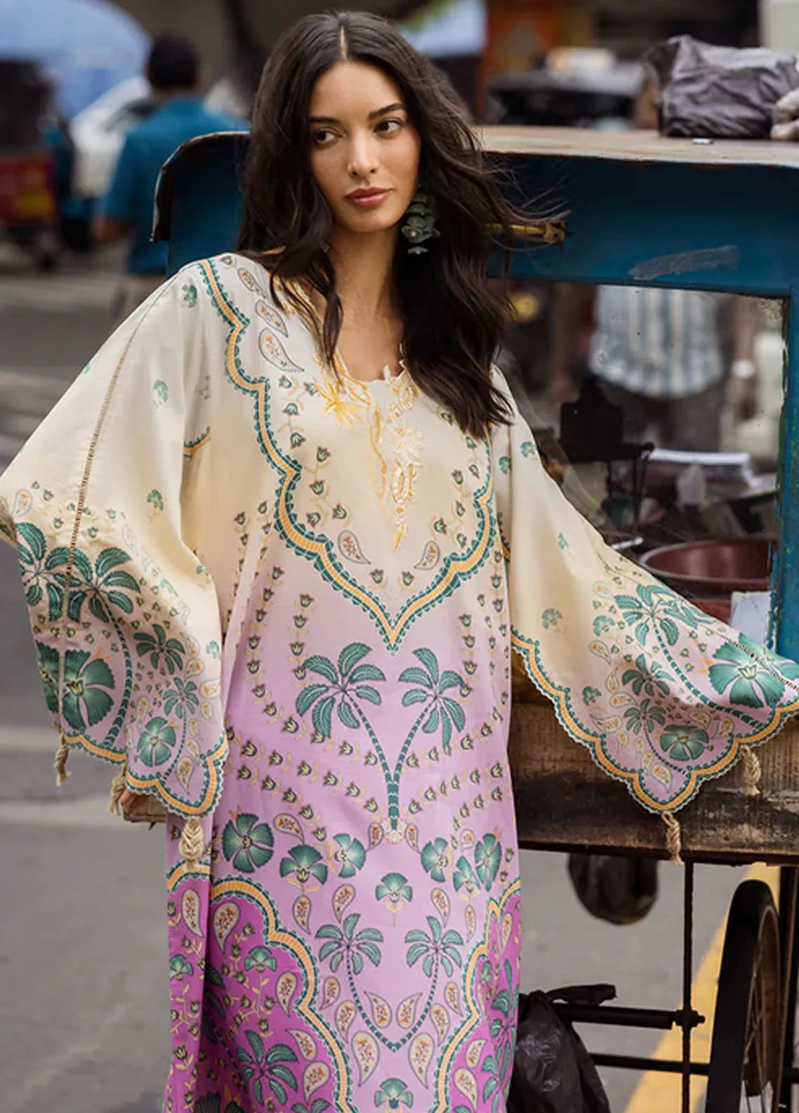 MUSHQ Embroidered Lawn 3-Pcs Suit
