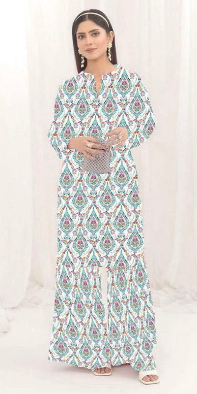BIN SAEED Stylish Digital Khaddar 3-Pc Suit