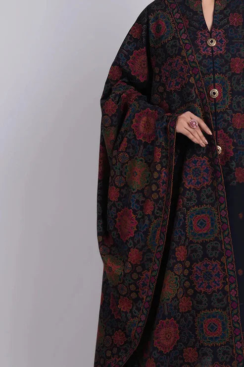 BREEZE Luxury Embroidered Dhanak 3-Pc Suit