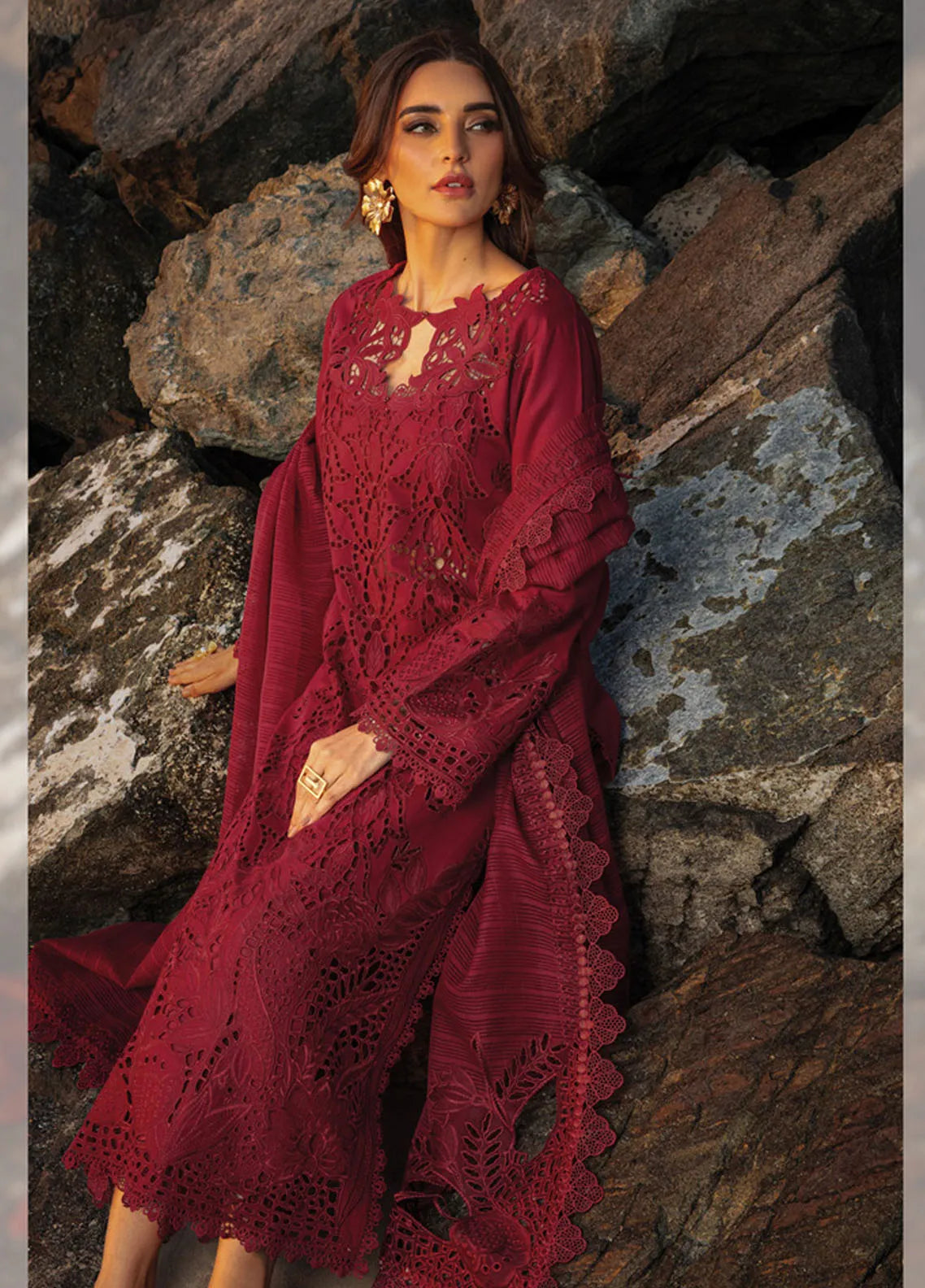 RANG RASIYA Chickenkari Heavy Embroidered 3-Pcs