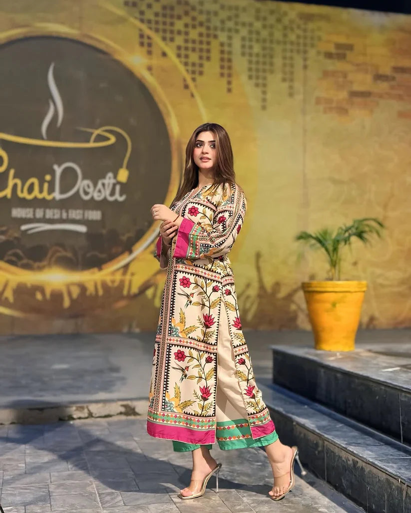 LULUSAR Silk Digital Print 3-Pcs